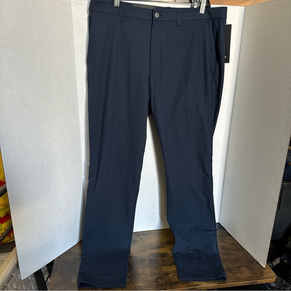 lululemon athletica Other - lululemon Men’s ABC Slim-Fit Trouser 34”L *Warpstreme, Waist 36” True Navy NWT